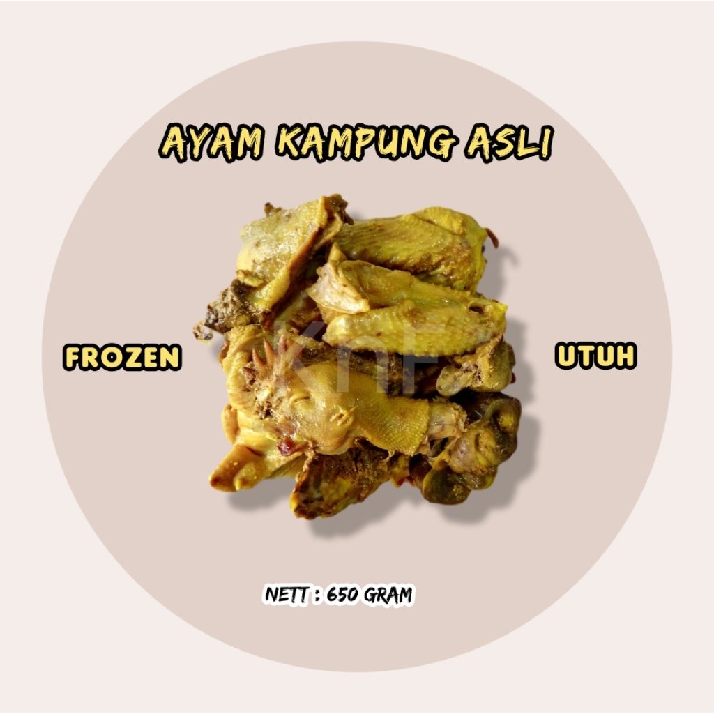 Ayam Kampung Asli Ungkep Utuh 1 Ekor Berat ± 650 Gram Frozen