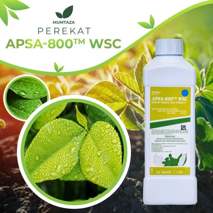 Apsa 800 WSC Perekat Pestisida Terbaik 1lt