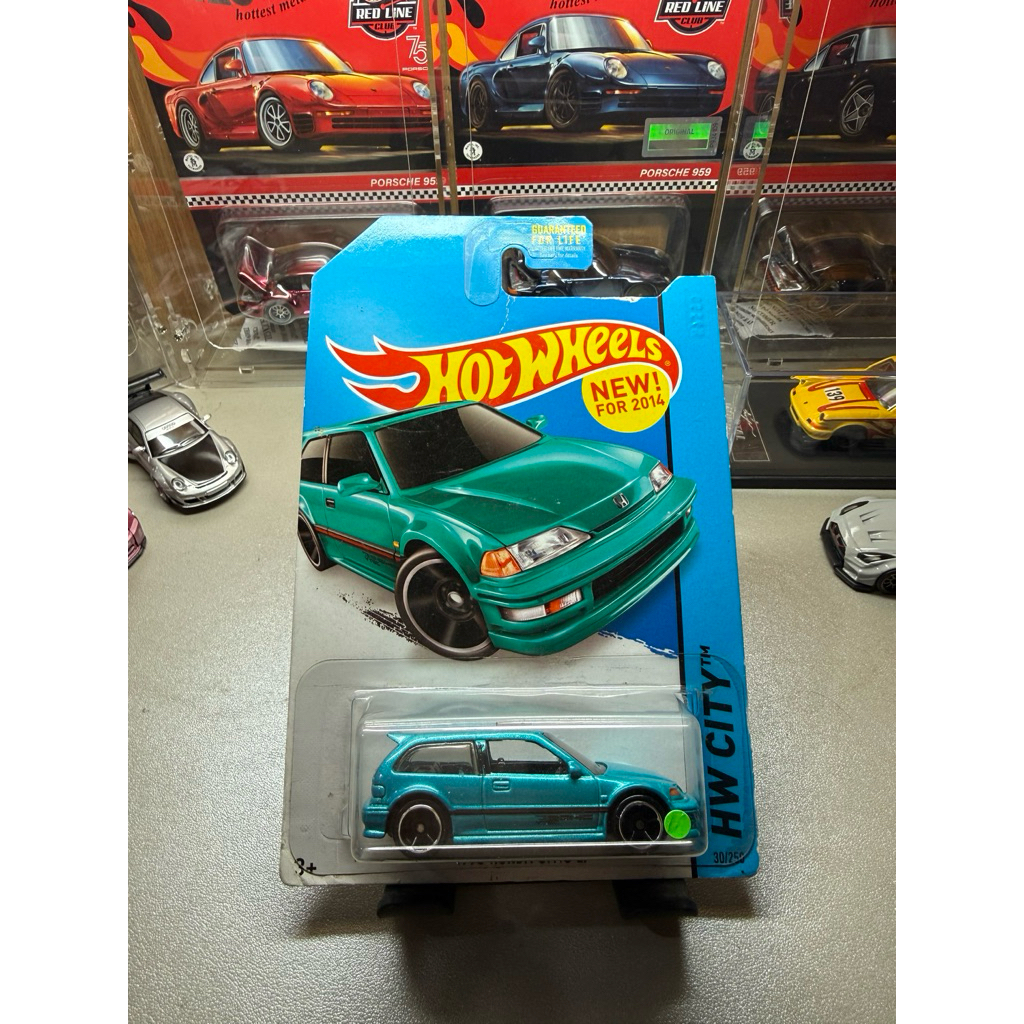 Hotwheels Honda Civic EF Tosca Us Card