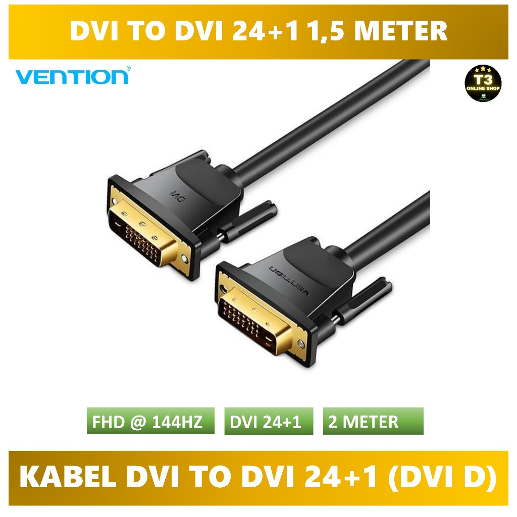 kabel dvi d to dvi d / kabel dvi 24+1 Male to dvi 24+1 Male VENTION