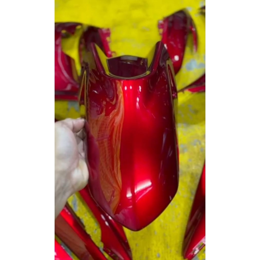 Cat Merah Mazda Jenis PU, Cat Candy Merah Mazda