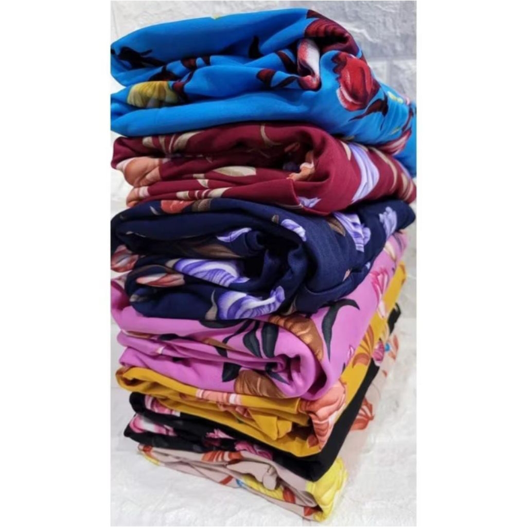 BESTPROMO Gamis Bunga Tulip // Gamis Tulip Katun Premium