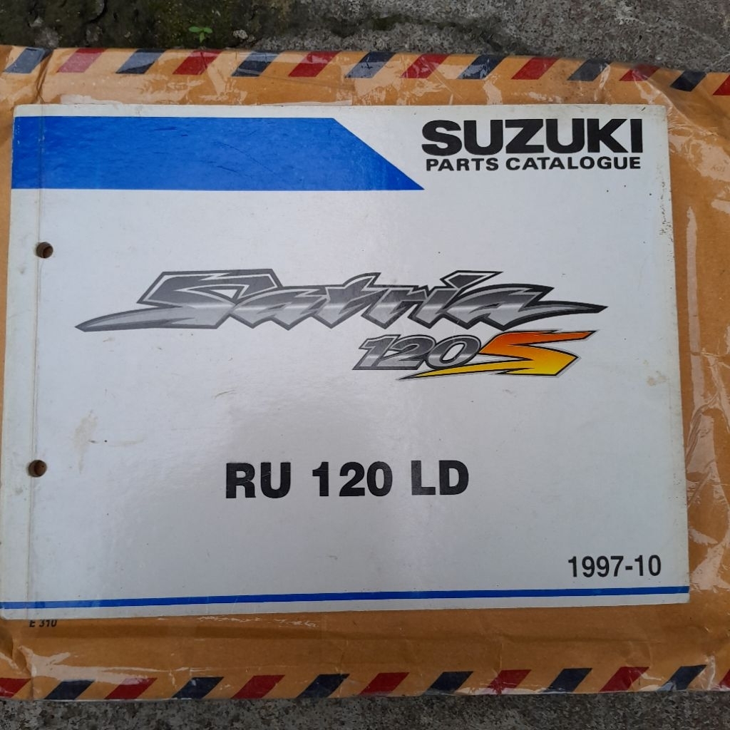 Buku part catalog katalog suzuki satria 2tak original
