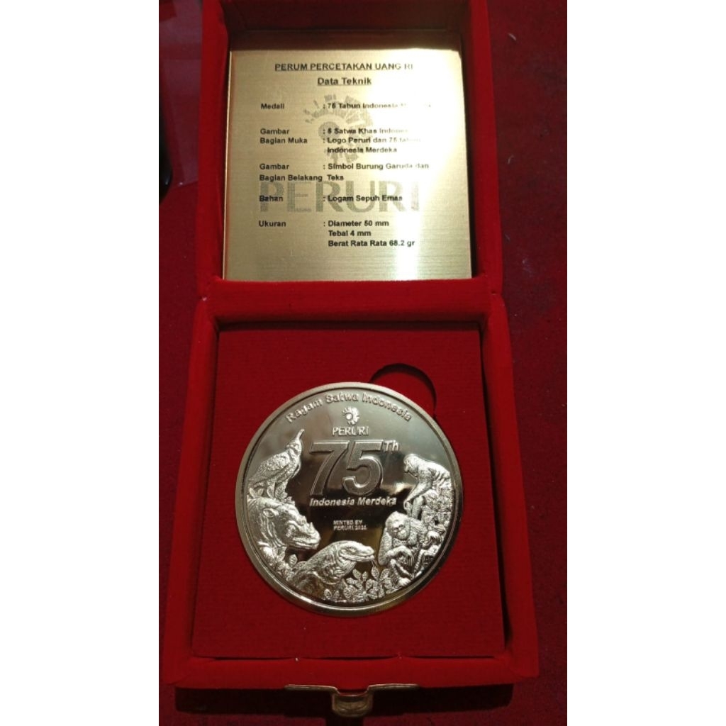 koin 75 sipuh emas exlusif