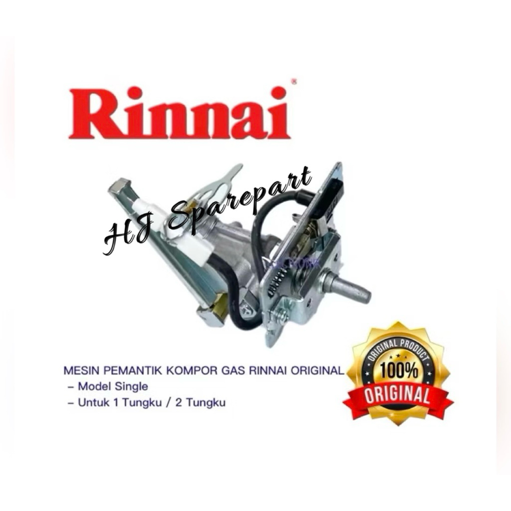 PEMANTIK KOMPOR GAS RINNAI RI 522E ORIGINAL - MESIN PEMANTIK KOMPOR RINNAI