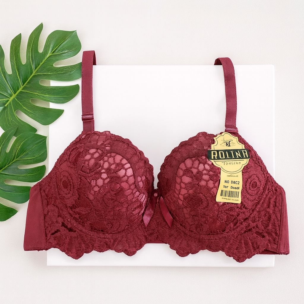 Bra Kawat Busa Tebal Kancing 3 Bh Wanita Cantik Cup B Beha Push Up Dewasa Super Montok