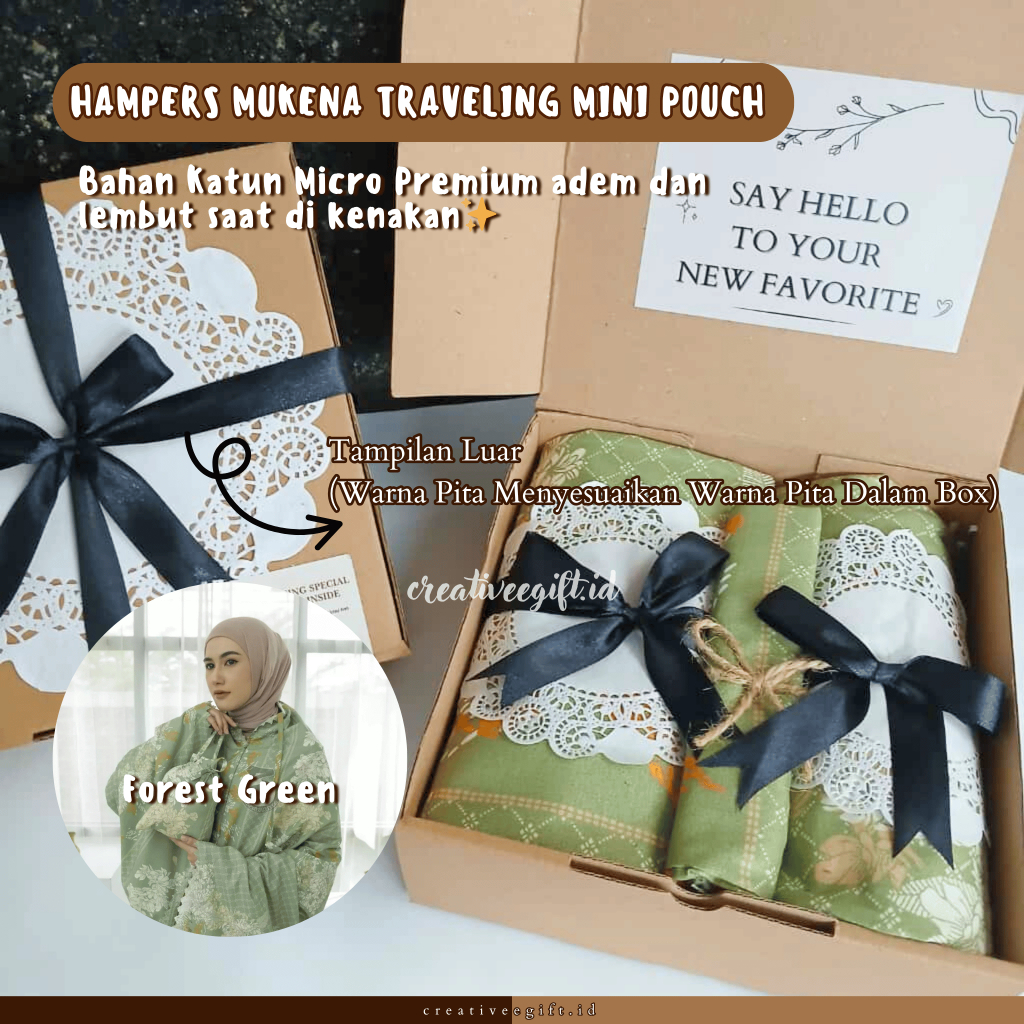 Hampers - Gift Box - Hadiah - Kado - Gift Box Mukena - Mukena Traveling - Hampers Mukena