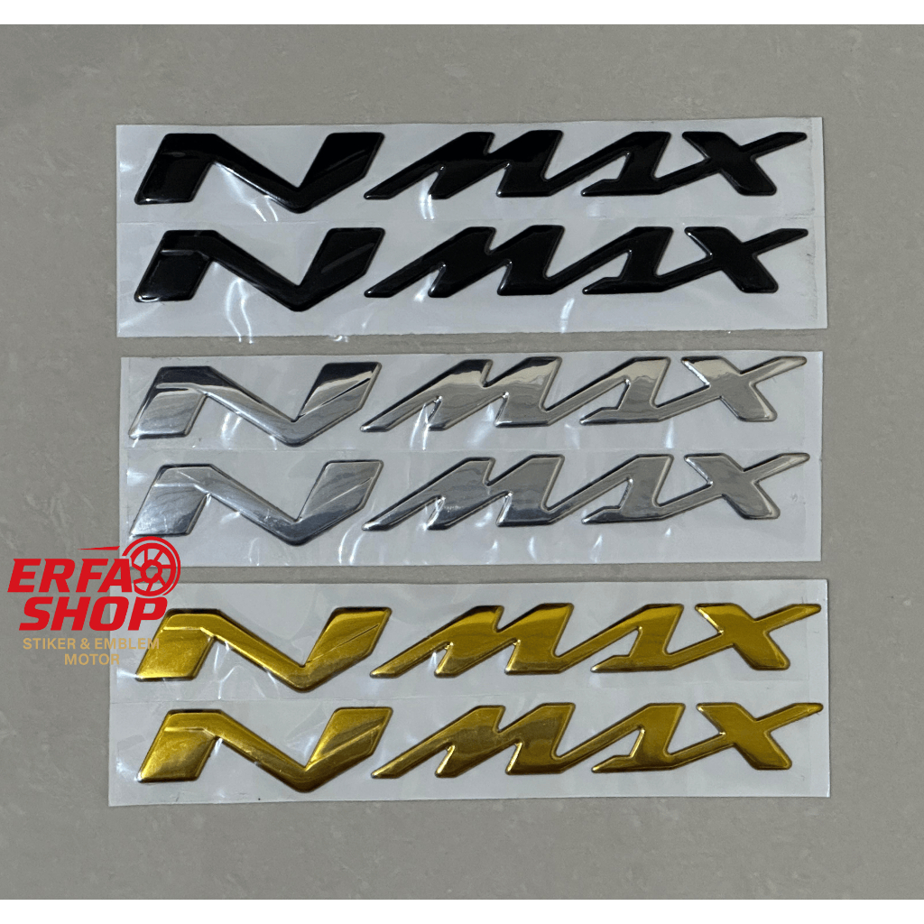 Emblem Logo Nmax Old 3D Timbul Tinggal Pasang 2pcs Stiker Nmax New Old 155 Emblem Body NMAX