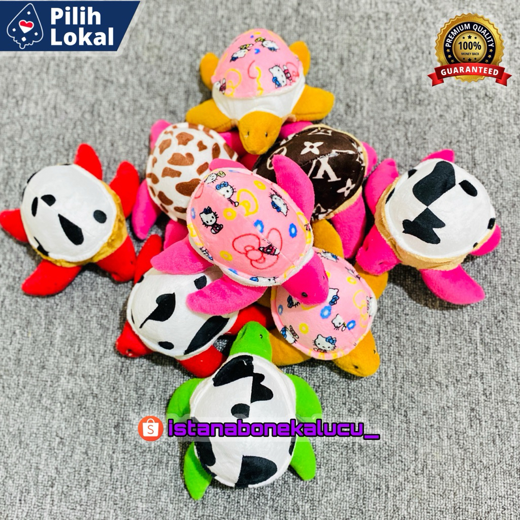Boneka Kura-Kura Mini Lucu Gemoy – Boneka Hewan Lembut & Imut
