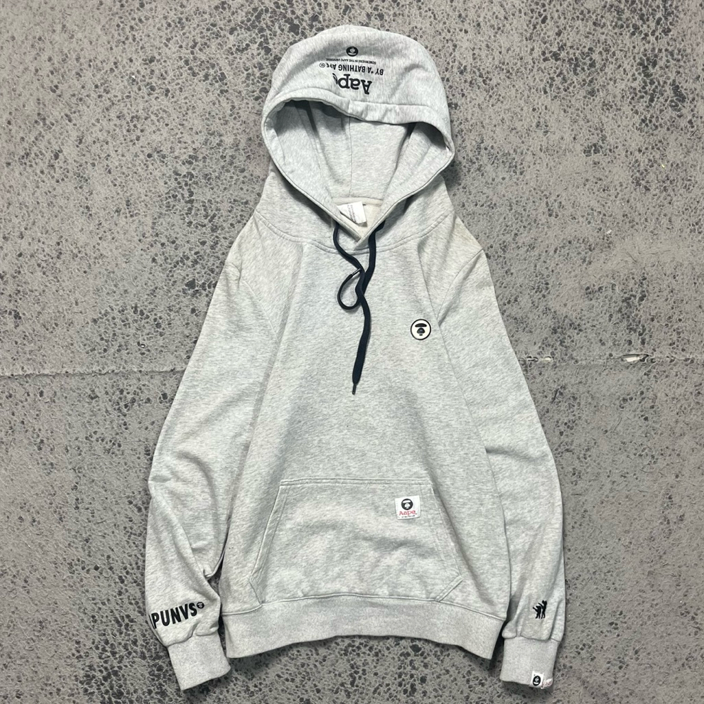 AAPE Bathing Ape Logo Hoodie Second size M