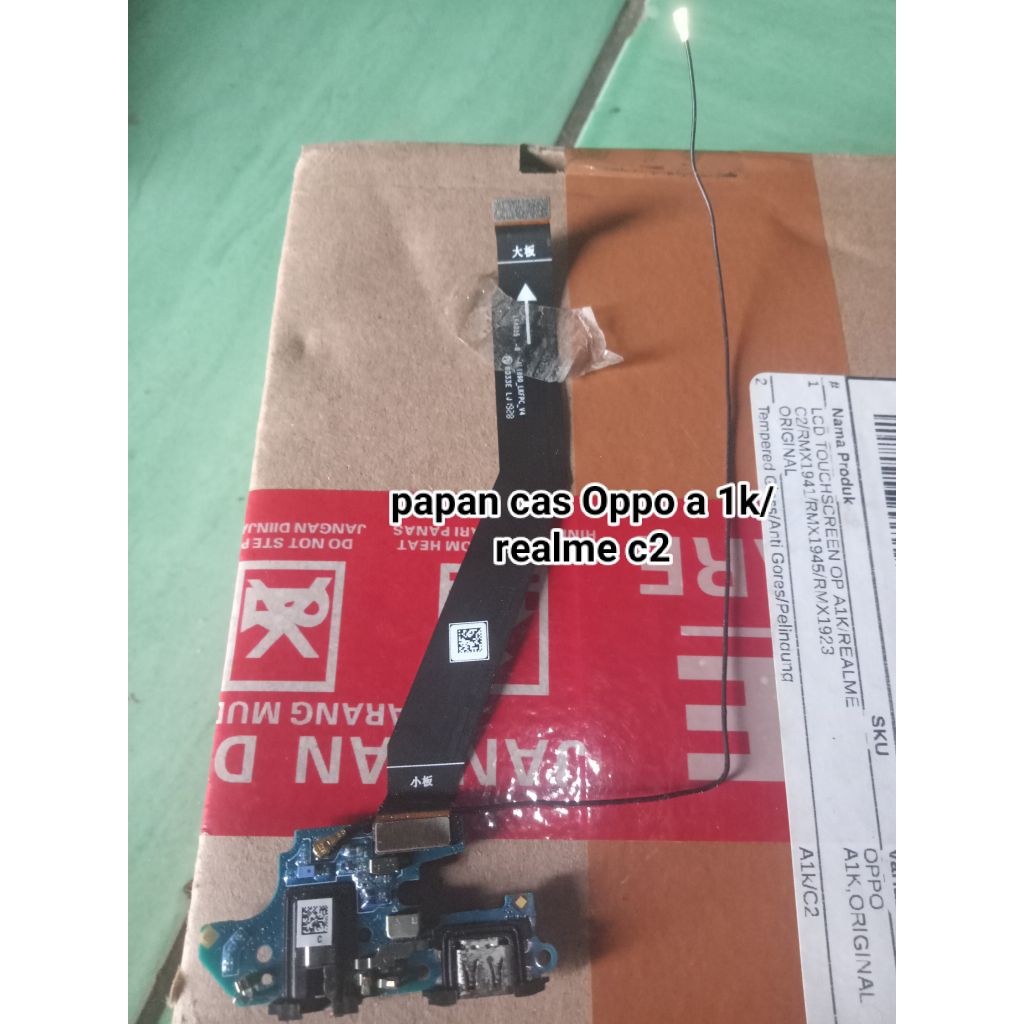 konektor cas & fleksibel Oppo a 1k/C2