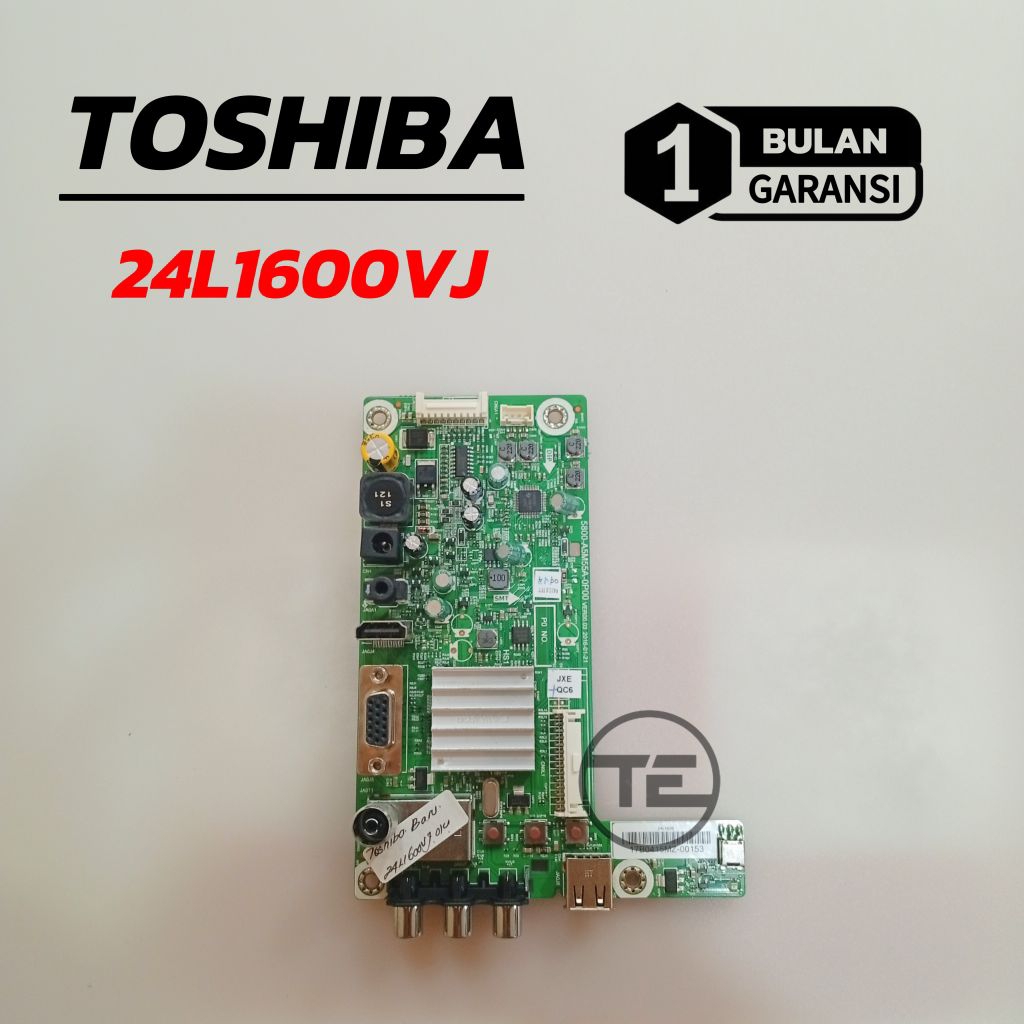 MB TOSHIBA 24L1600VJ MAINBOARD MOBO MESIN TV LED MOTHERBOARD MODUL TV