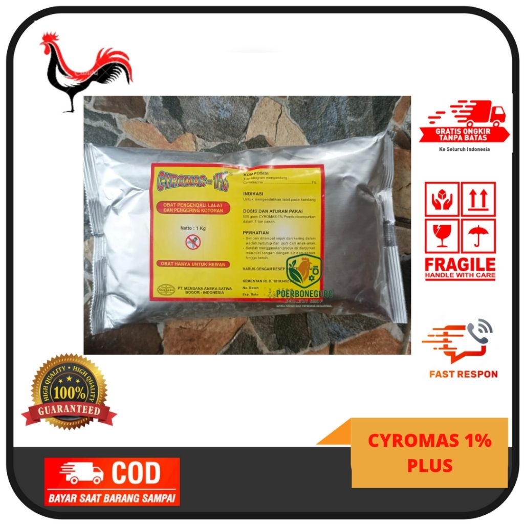 Cyromas 1 % Plus (Obat Lalat dan Pengering kotoran)
