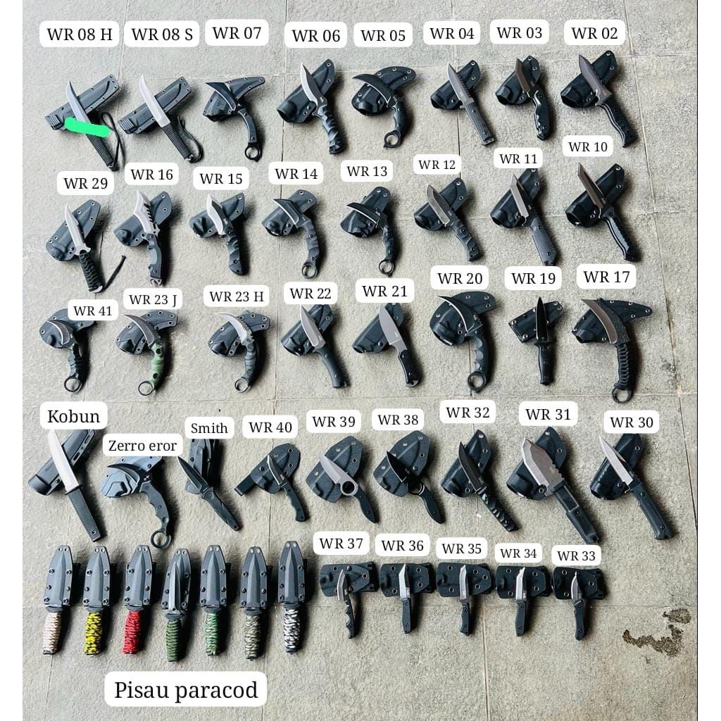 Pisau WR Tactical Cocok Untuk di Pinggang
