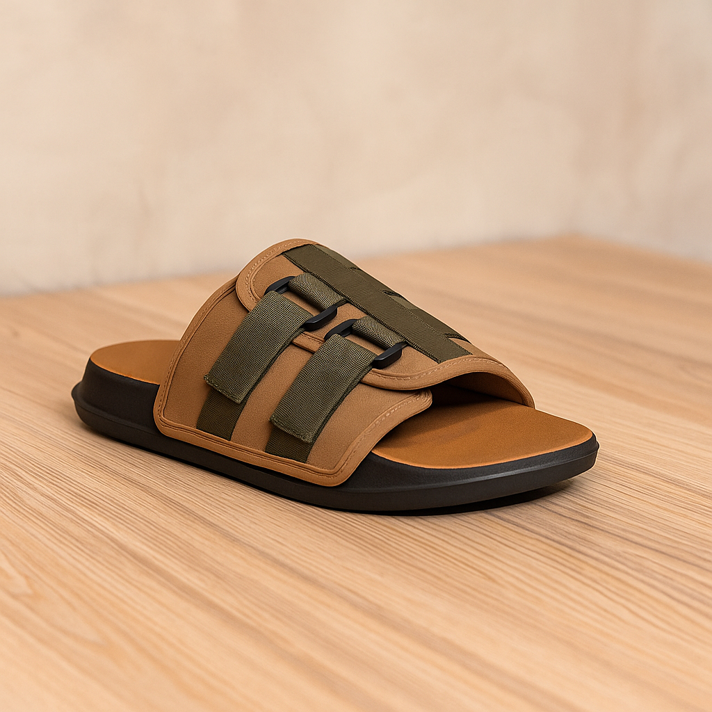 Vassa Slides Series Runo Project - Sandal Slide Pria - Slip On Slop Cowok