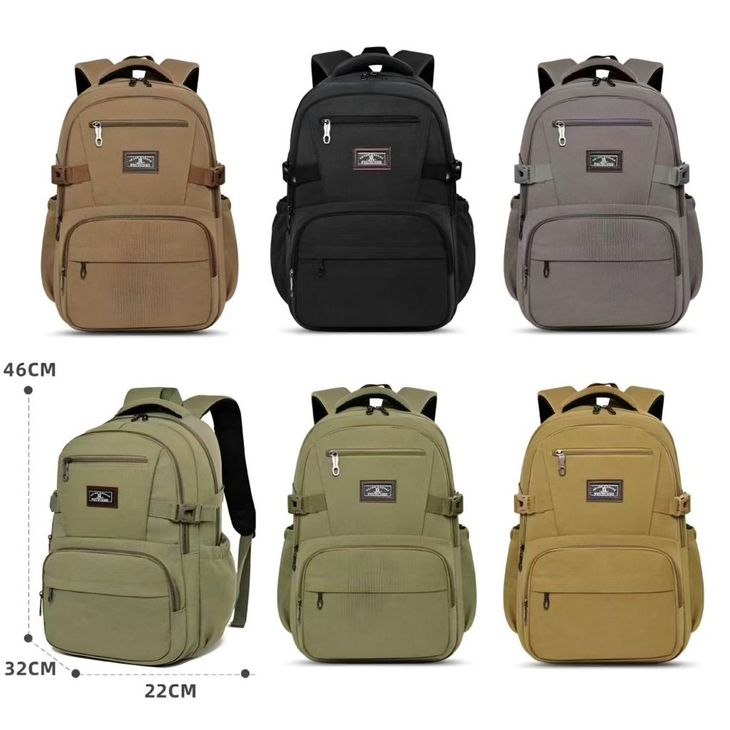 Polo Land Tas Pria Tas Wanita Ransel Canvas Import Tas Punggung Casual Tas Kanvas Polo Import Origin