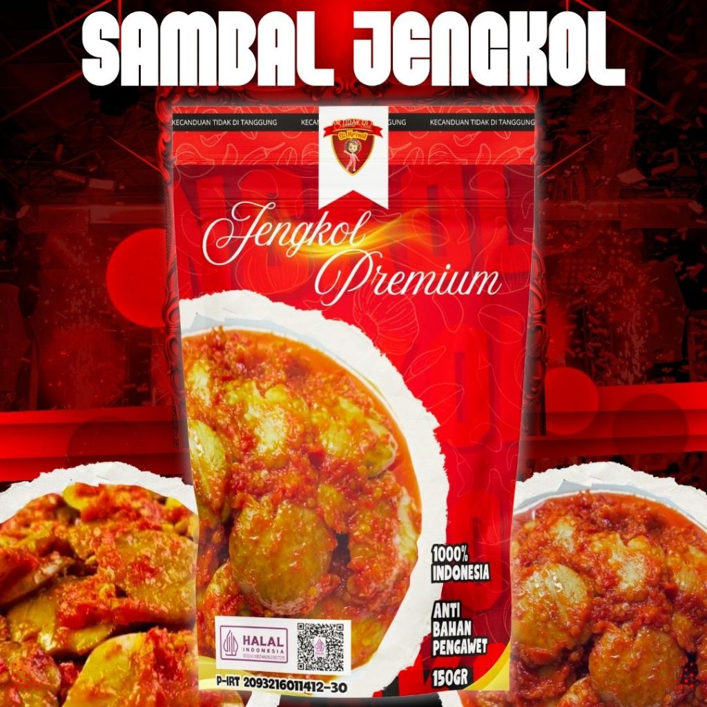 SAMBAL JENGKOL, JENGKOL BALADO, SEMUR JENGKOL, JENGKOL PEDAS, RENDANG JENGKOL, KEMASAN PRAKTIS, HALA