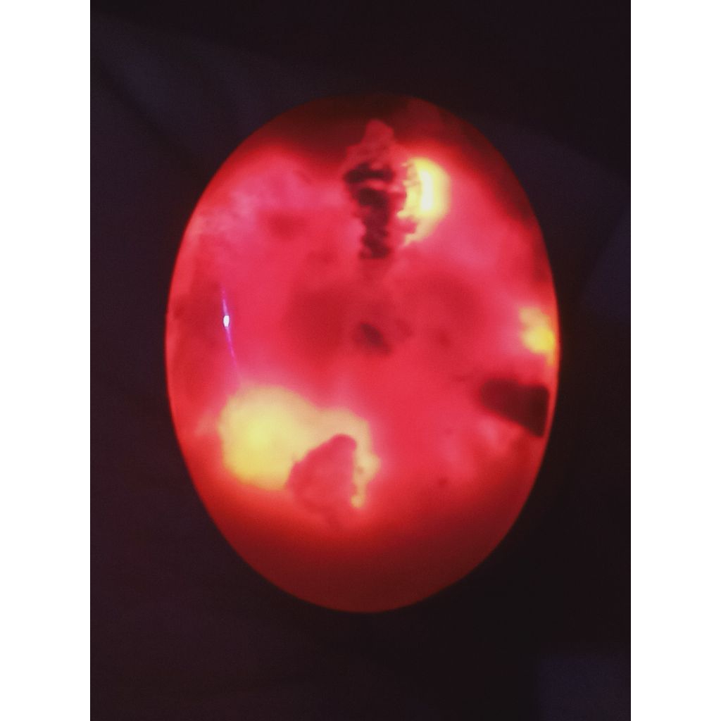 Batu Akik Fosill Kristal Merah Antik