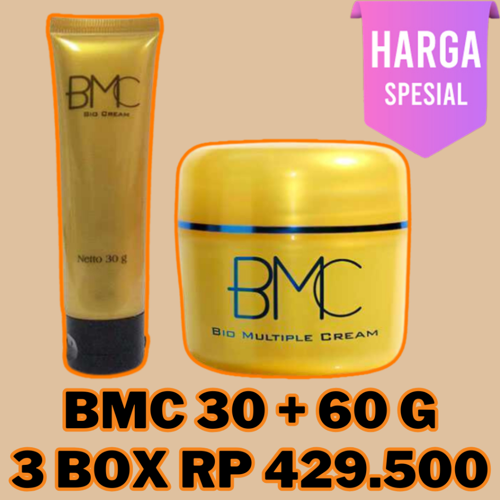 Disc 20% BMC (Bio Cream) 30 gr 60 gr Promo Terbatas KK Indonesia Original Krim Untuk Luka Bakar