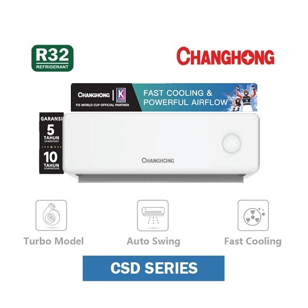 CHANGHONG CSC 05CSD4 AC 1/2 PK SPILTT PREMIUM PLASMA