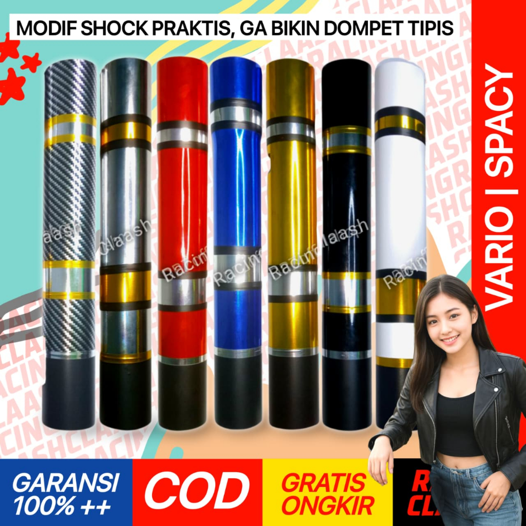 Racing Claash Cover Shock Depan Vario Spacy Cover Shockbreaker Sok Vario Spacy 125 150 160 Old New