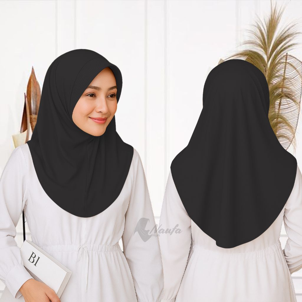 Kerudung Instan Jersey Premium Bahan Adem Lembut/Hijab Instan Terbaru/Hijab Instan Pet Tebal Model T