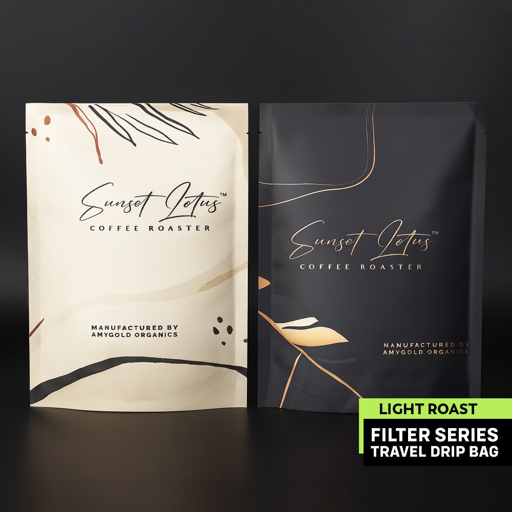 Sunset Lotus Travel Drip Bag Coffee Filter 12g - Light Roast