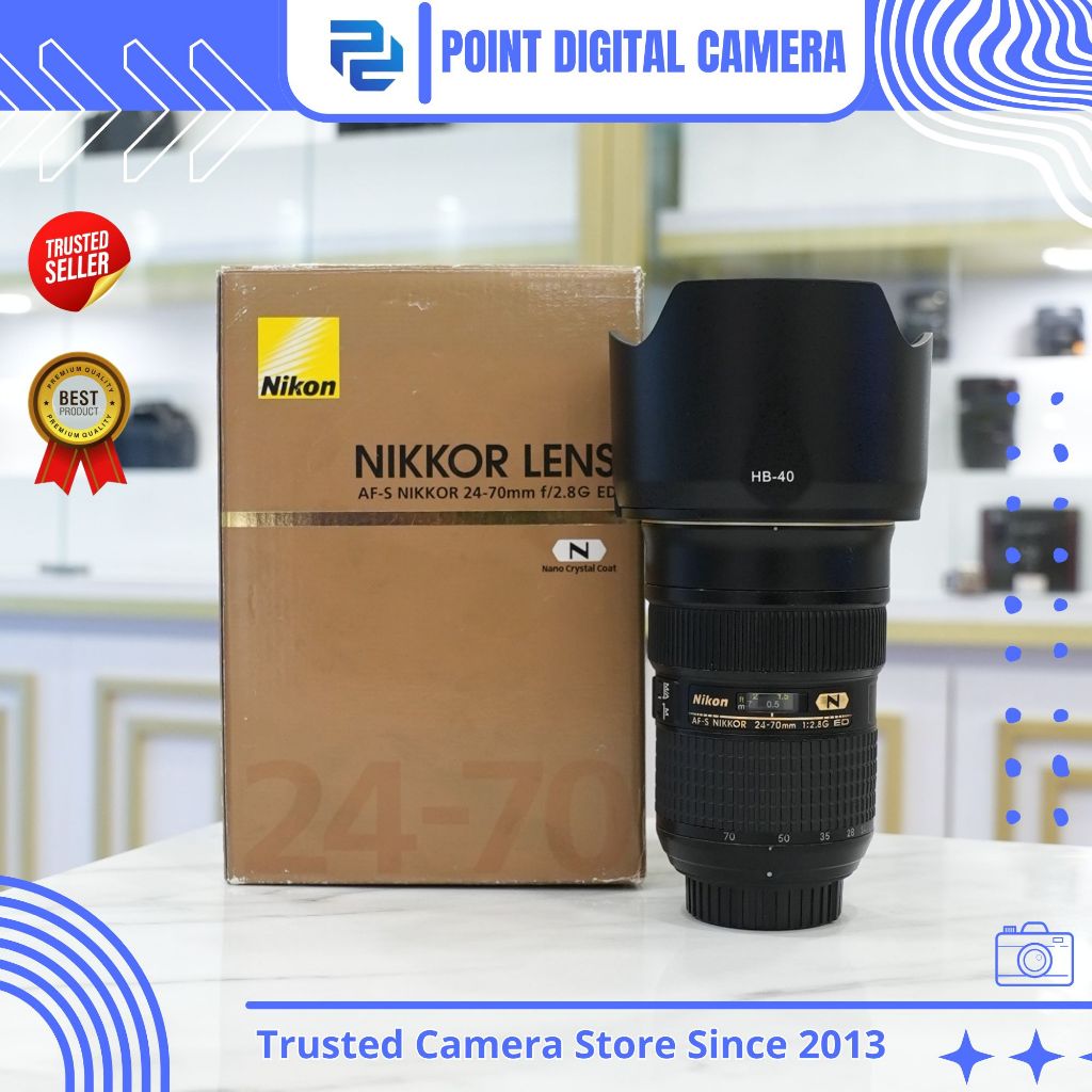 Lensa Zoom Nikon Nano 24-70mm F2.8 For Nikon