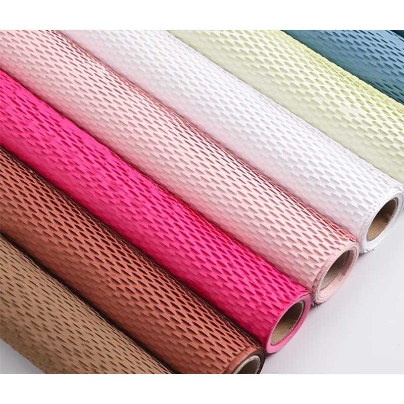 [10 LEMBAR HONEYCOMB FLOWER WRAPPING] Honeycomb Paper Wrap, Hexcel Wrap,  Kertas Bubble Wrap Pelindu