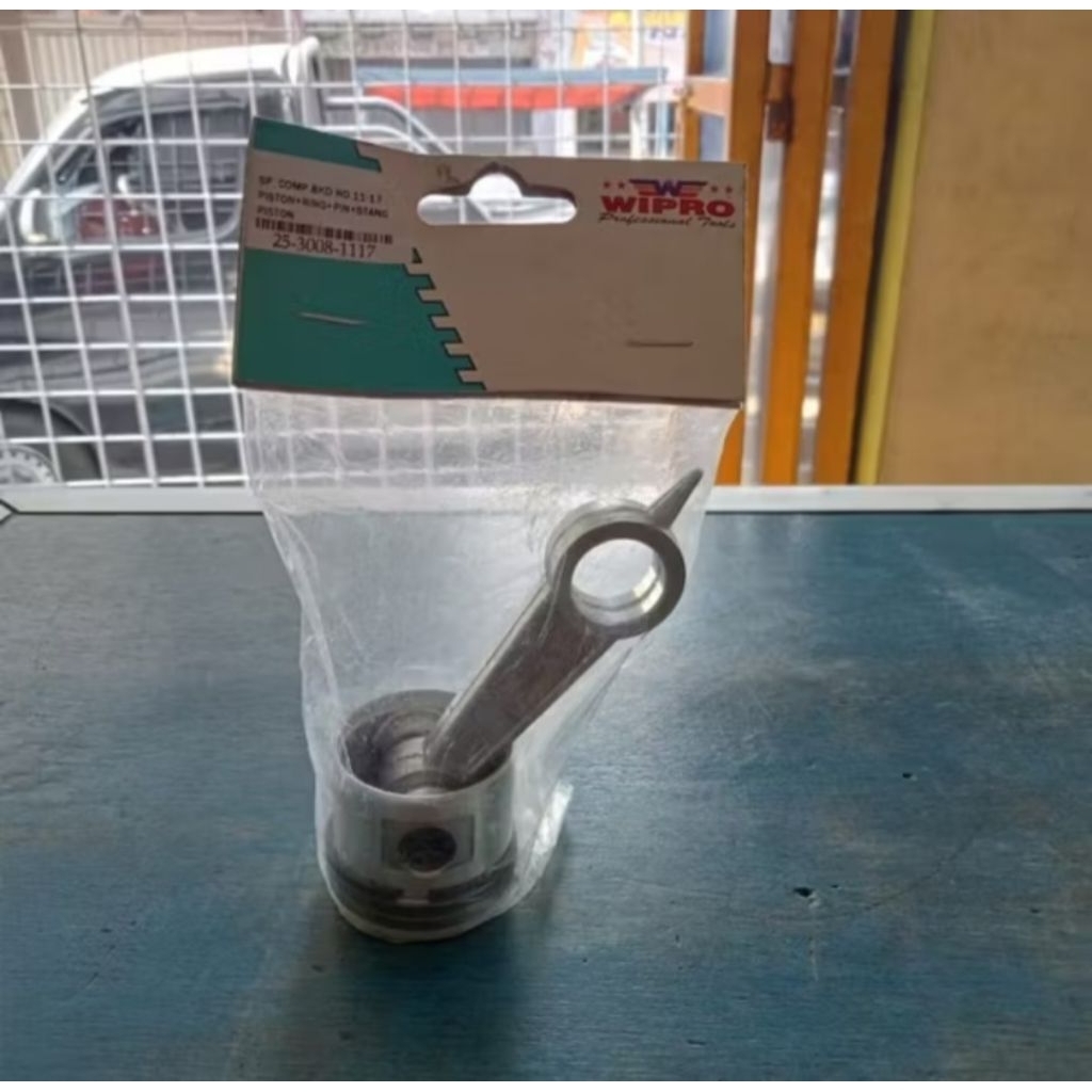Piston Assy Komplit Connecting Rod Piston Ring Kompressor Wipro 9KD Gemini 75 Gemini 240