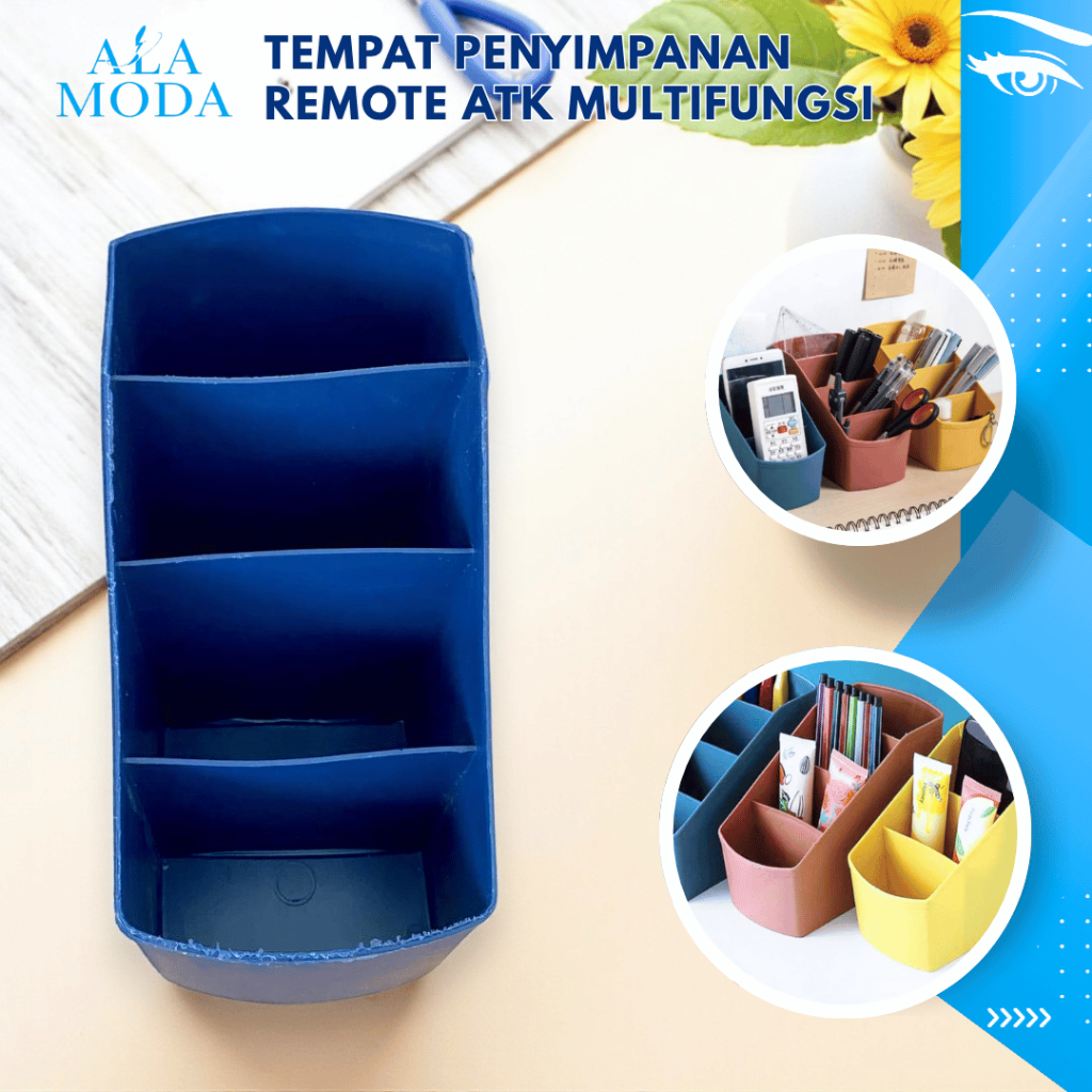 ALAMODA TEMPAT PULPEN PENSIL GUNTING / RAK ALAT TULIS MULTIFUNGSI TEMPAT PULPEN PENSIL REMOTE MEJA K