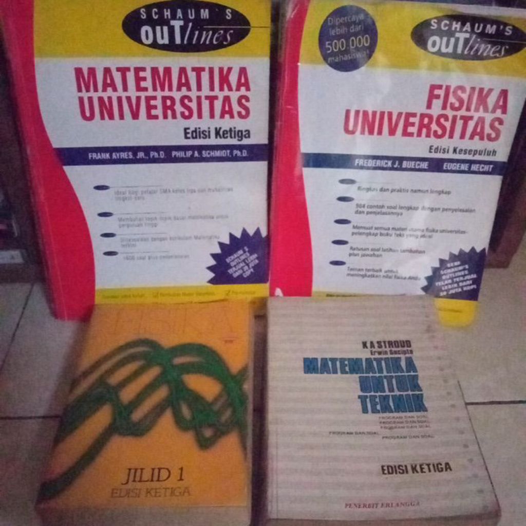 ORIGINAL Buku Teknik Fisika / Matematika/ Kimia / Untuk Universitas