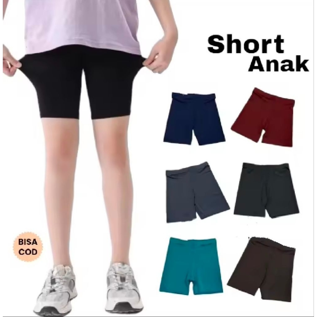 Legging Short Anak Spandek TK dan SD