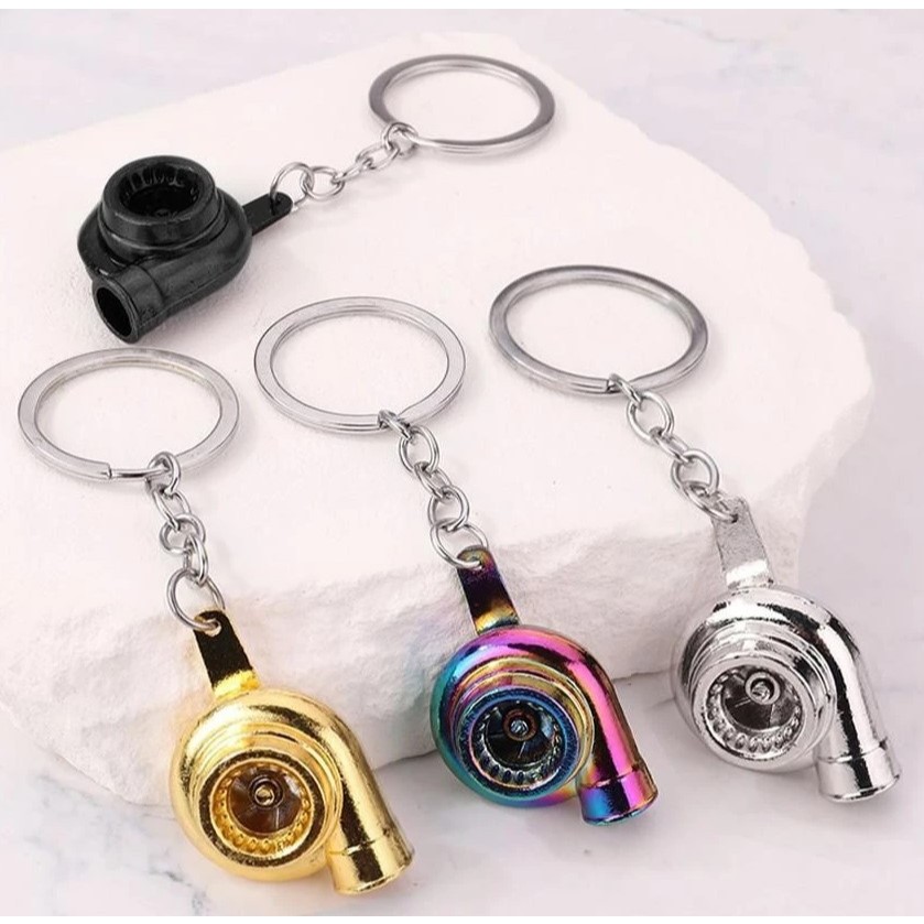 Gantungan Kunci Turbo Keychain Bahan Full Besi / Key Chain Turbo