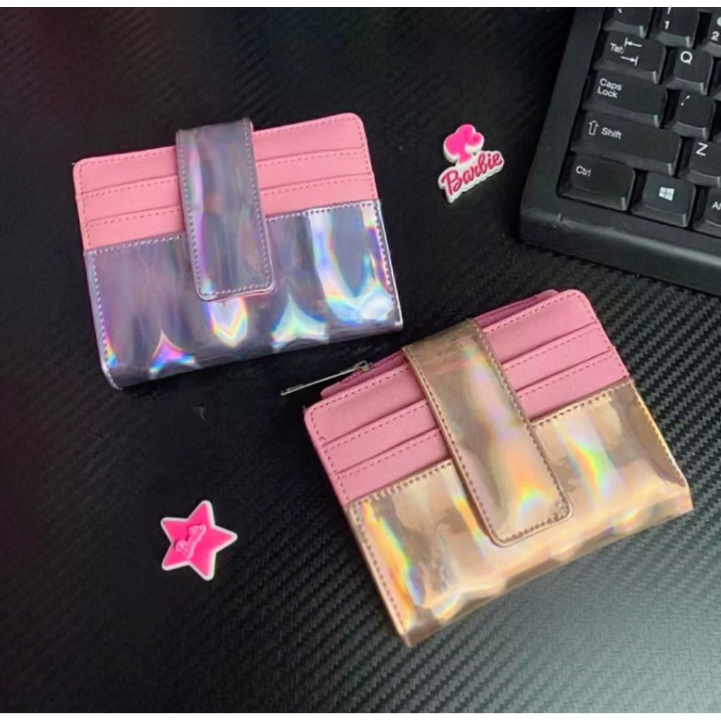 DOMPET LIPAT MINI HOLOGRAM (FREE STIKER) Dompet lipat hologram Dom