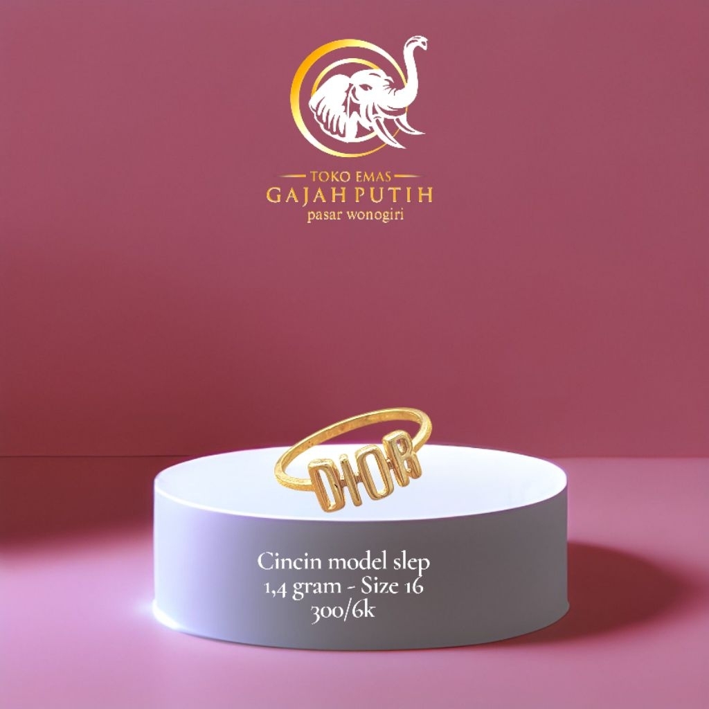 Cincin model slep 1.4 gram