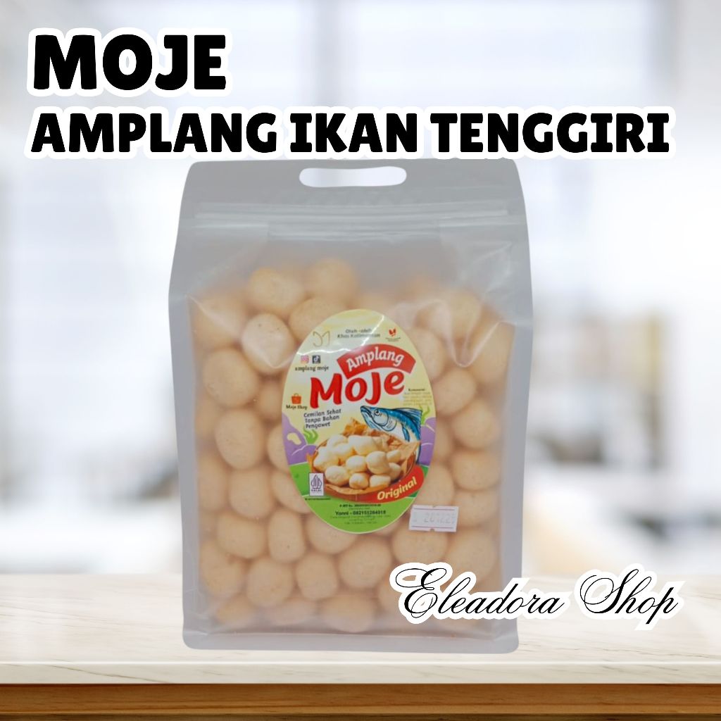 Amplang Ikan Tenggiri Moje Khas Kotabaru - Kemasan Plastik