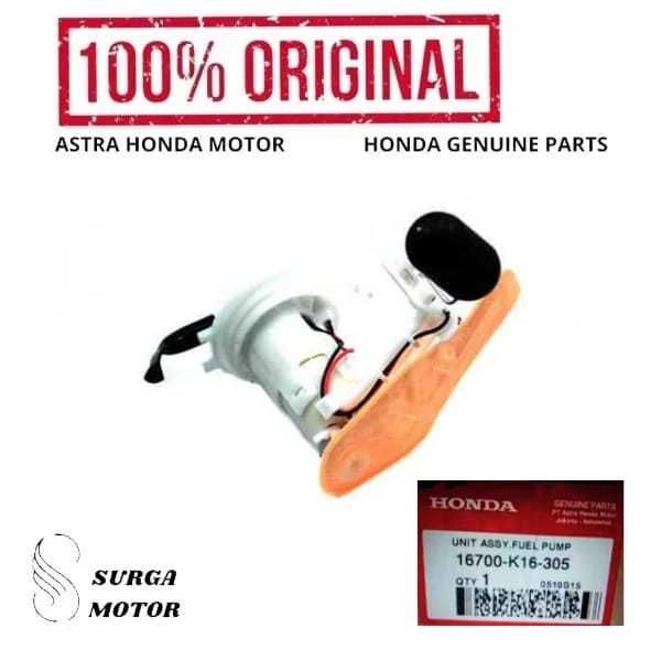 Pompa Bensin (Fuel Pump) Motor Honda Scoopy FI eSP K6R K16G BeAT FI CBS K25 16700K16305 16700-K16-30