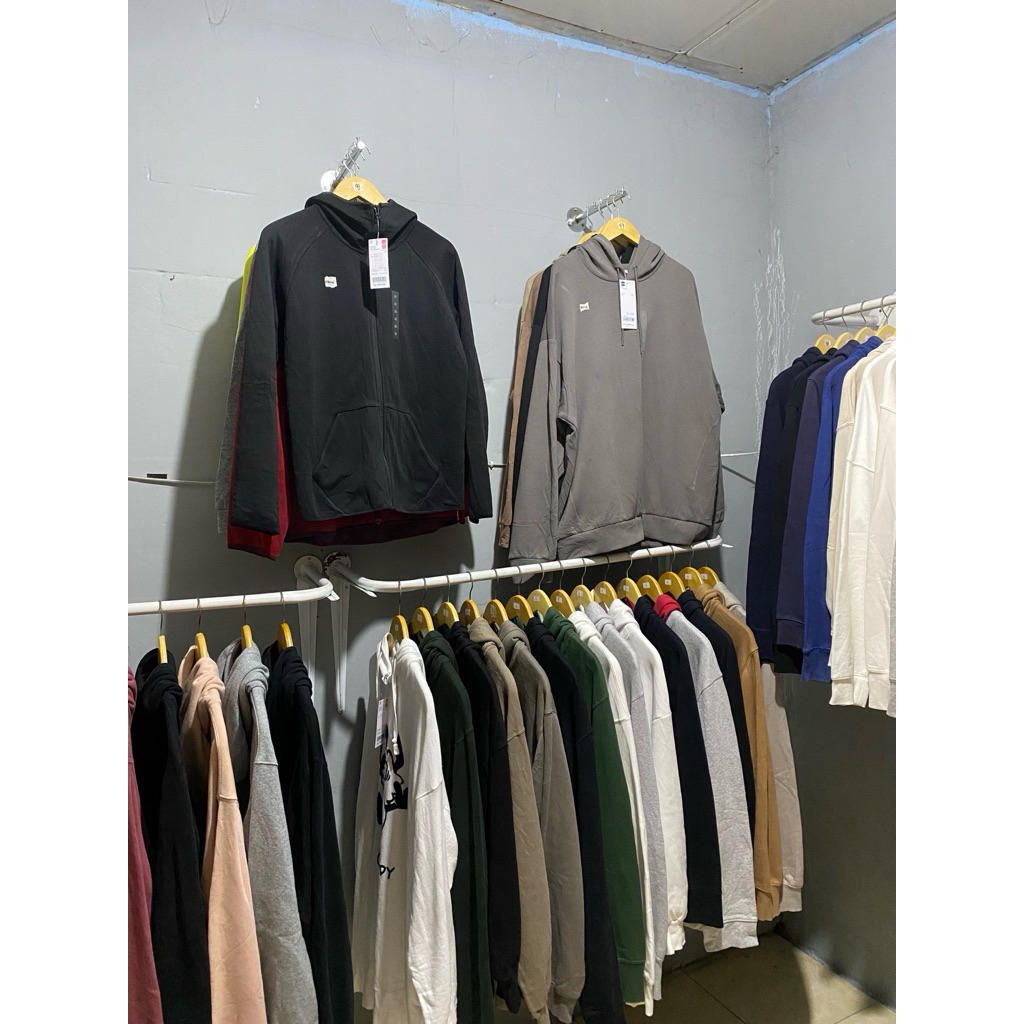 ZIPER HOODIE UNIQLO terlaris