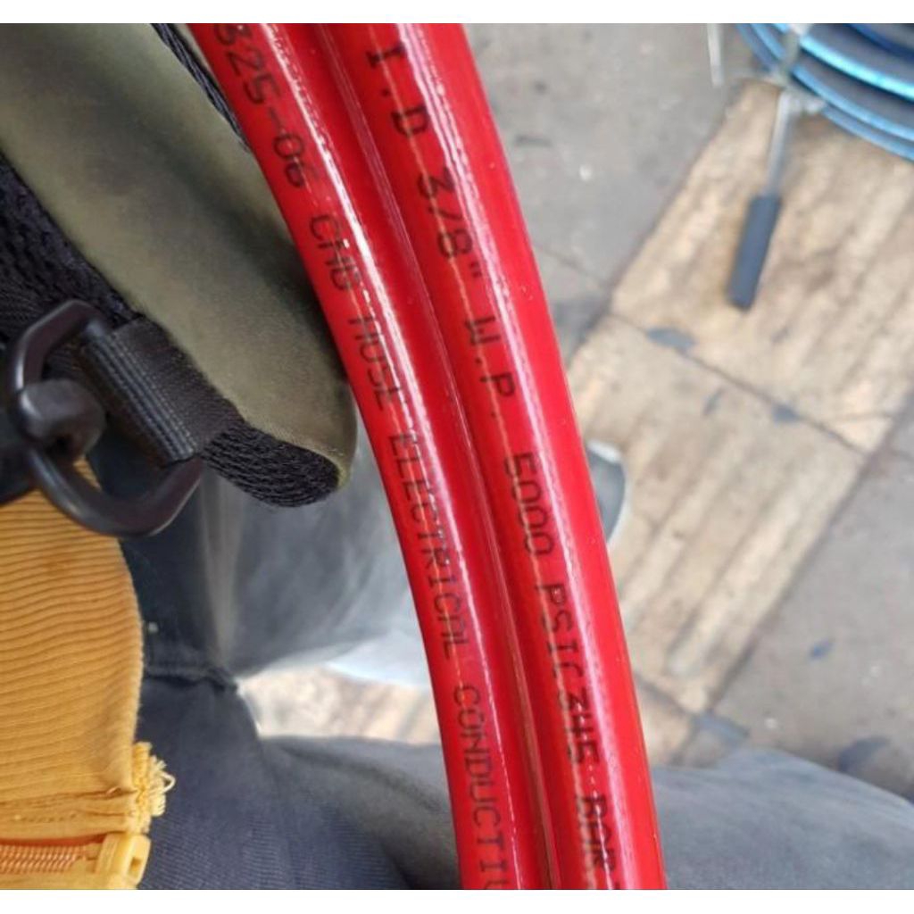 Selang Gas Alam CNG POLYHOSE Assy 3/8" inch 100cm 345bar