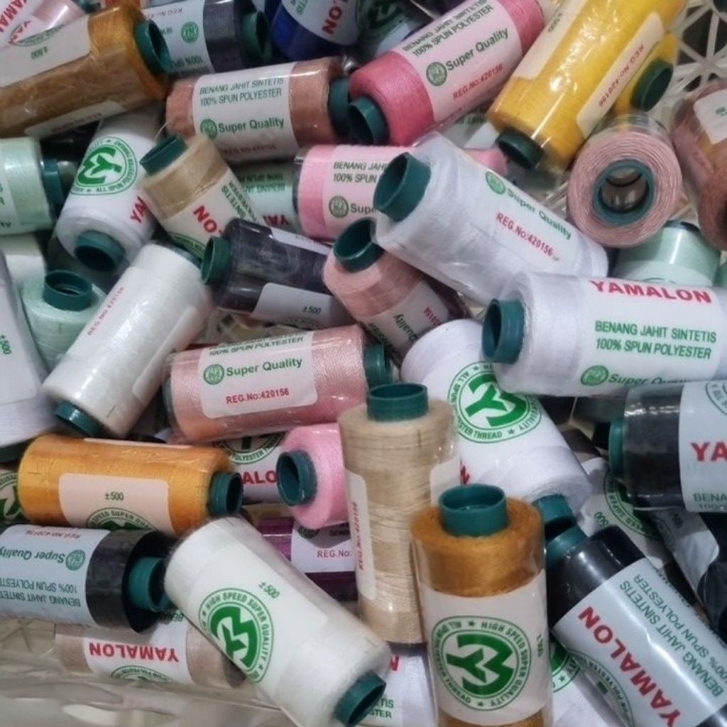 [1 LUSIN] BENANG JAHIT YAMALON