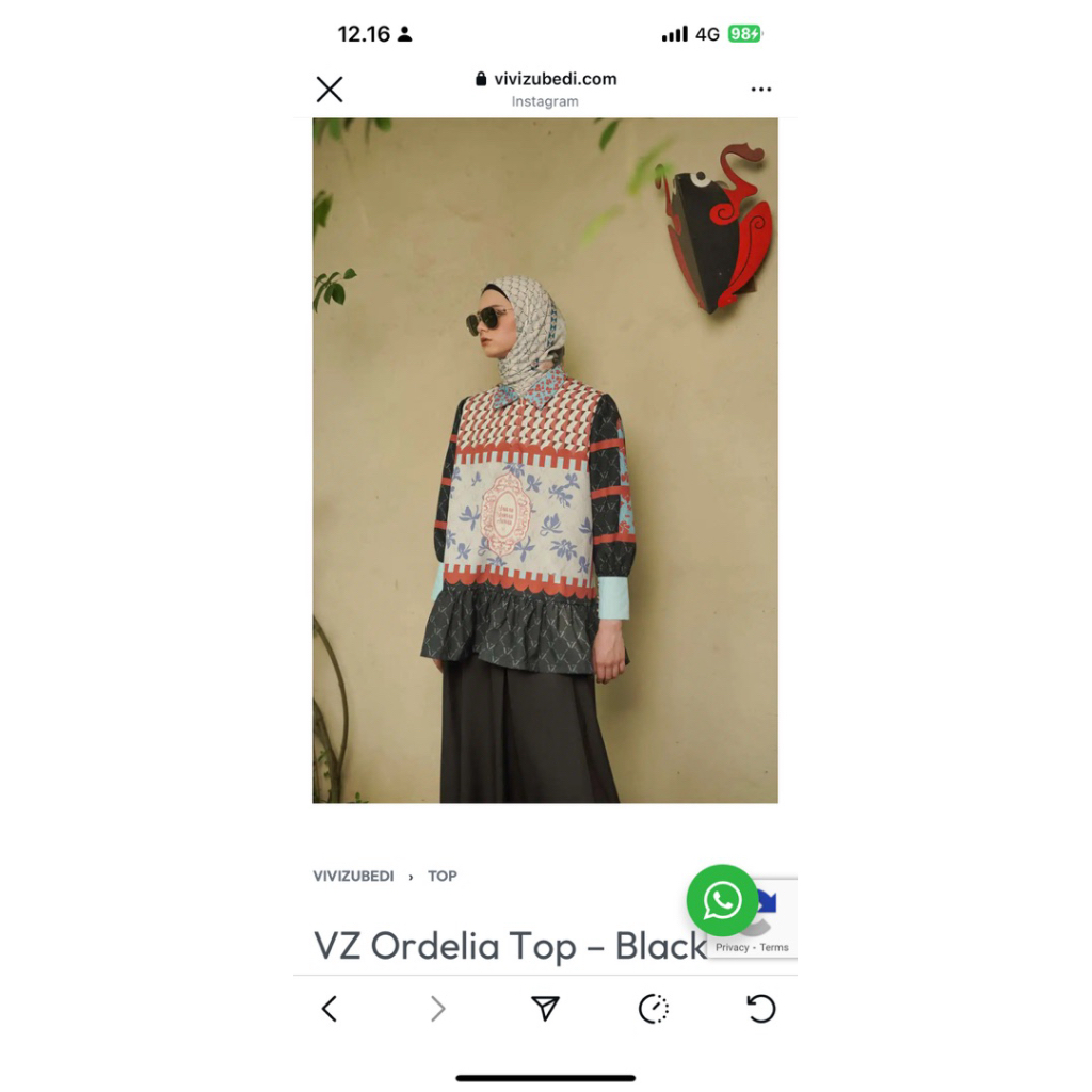 Ordelia Top Vivi Zubedi