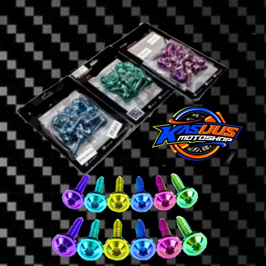 baut body honda titanium vario beat Scoopy satu set full body