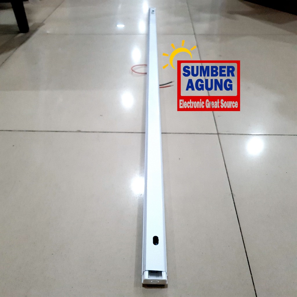 KAP LAMPU LED T8 / KAP TL LED T8 PANJANG 120CM Kap Unilux Ballast Neon Led 18W 20W Tinggal Pasang Ko