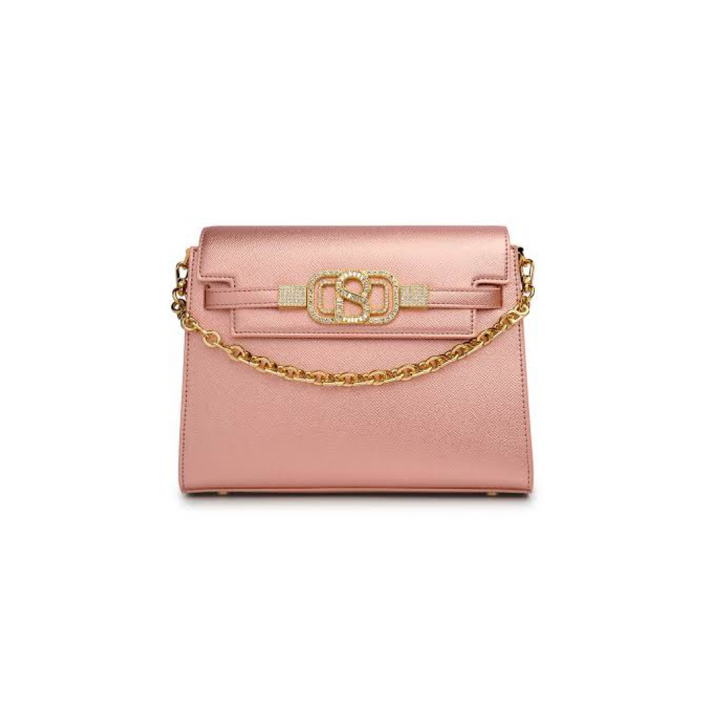 NEW buttonscarves sarah bag rosegold