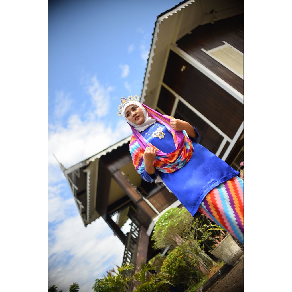 Baju Kurung Wanita Dewasa – Khas Melayu Pontianak