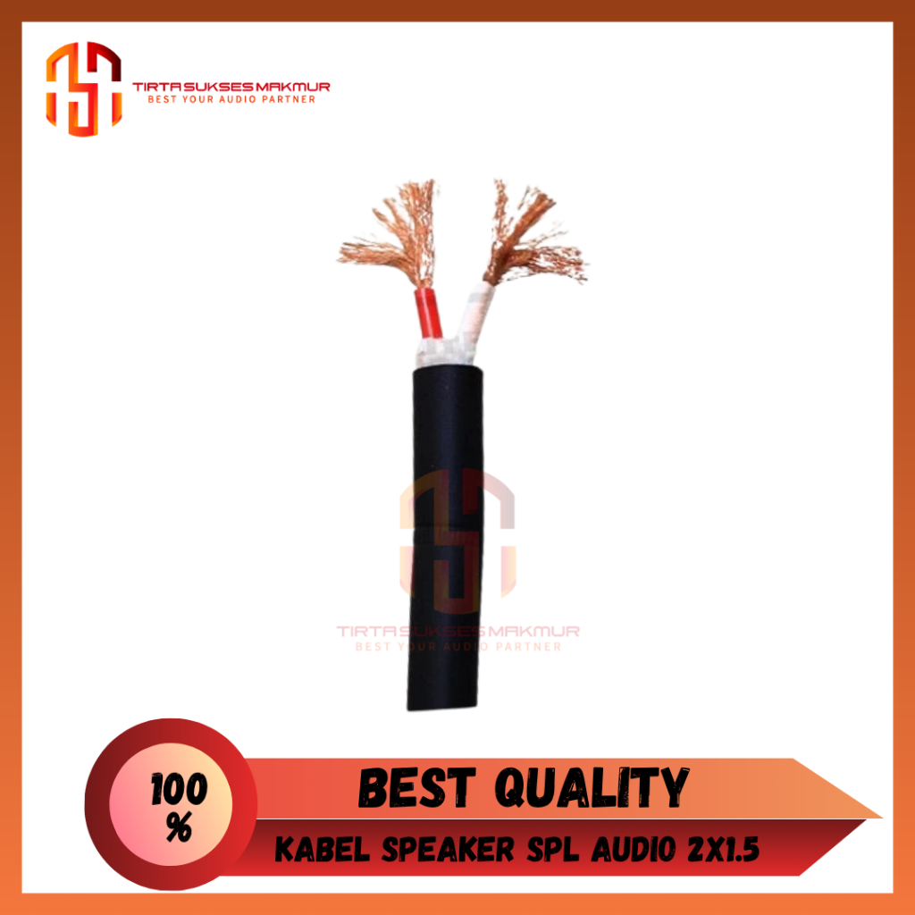 KABEL SPEAKER 2X1.5MM SPL AUDIO ECER PER METER