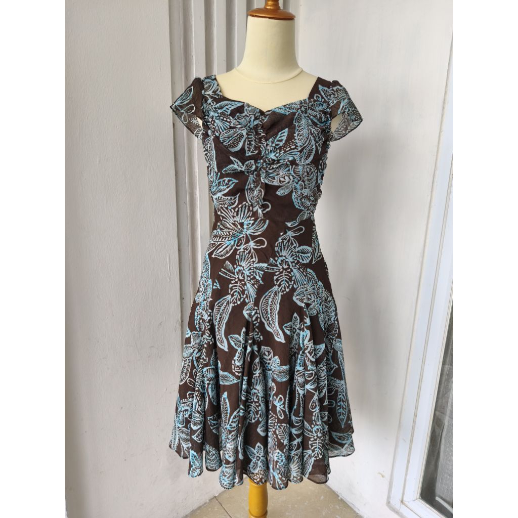 PRELOVED DRESS VINTAGE/ DRESS VINTAGE ELEGAN/ DRESS PESTA