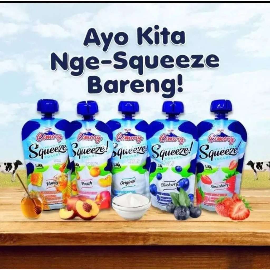 Cimory yogurt Squeeze 1 dus isi 24pcs