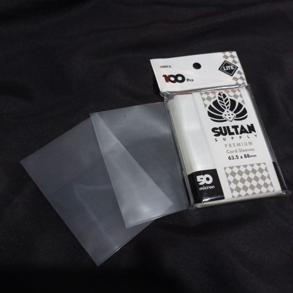 [ SATUAN ] Inner Sleeve Photocard Polaroid Sultan Onyx Premium Card Sleeve 63.5 x 88 mm 50 micron No